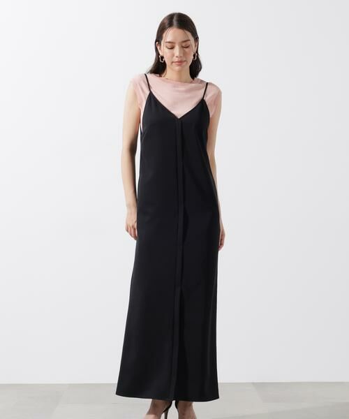 PINKY & DIANNE / ピンキーアンドダイアン ミニ丈・ひざ丈ワンピース | バックベルトキャミワンピース | 詳細10