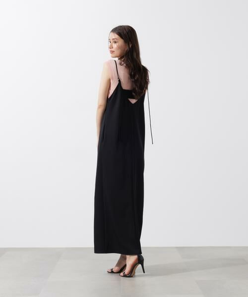 PINKY & DIANNE / ピンキーアンドダイアン ミニ丈・ひざ丈ワンピース | バックベルトキャミワンピース | 詳細12