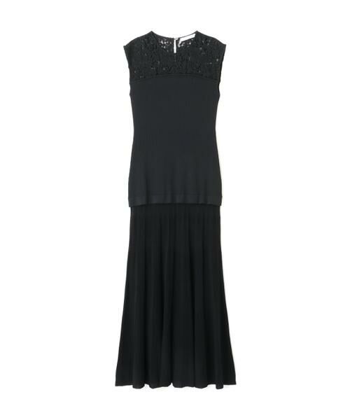 PINKY & DIANNE / ピンキーアンドダイアン ミニ丈・ひざ丈ワンピース | レースドッキングワンピース | 詳細1