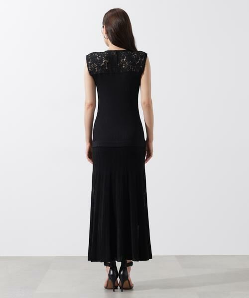 PINKY & DIANNE / ピンキーアンドダイアン ミニ丈・ひざ丈ワンピース | レースドッキングワンピース | 詳細7