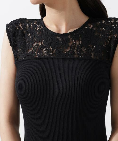 PINKY & DIANNE / ピンキーアンドダイアン ミニ丈・ひざ丈ワンピース | レースドッキングワンピース | 詳細8