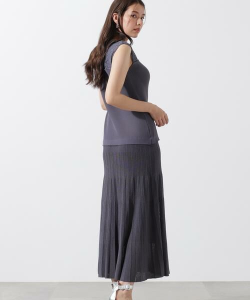 PINKY & DIANNE / ピンキーアンドダイアン ミニ丈・ひざ丈ワンピース | レースドッキングワンピース | 詳細25