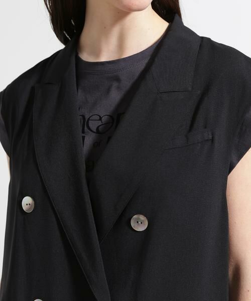 PINKY & DIANNE / ピンキーアンドダイアン テーラードジャケット | ◆シアーテーラードジレ | 詳細9