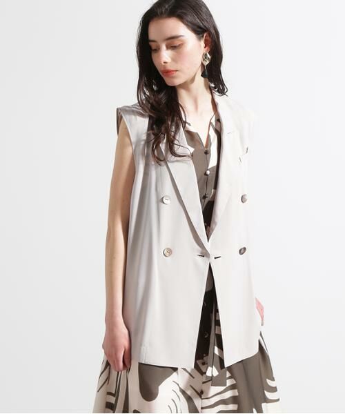 PINKY & DIANNE / ピンキーアンドダイアン テーラードジャケット | ◆シアーテーラードジレ | 詳細18