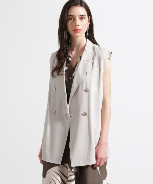 PINKY & DIANNE / ピンキーアンドダイアン テーラードジャケット | ◆シアーテーラードジレ | 詳細19