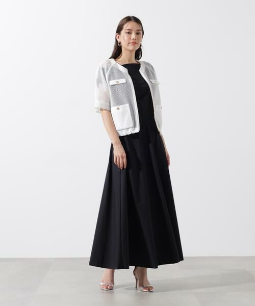 PINKY & DIANNE / ピンキーアンドダイアン テーラードジャケット | ダブルラッセルメッシュブルゾン | 詳細5