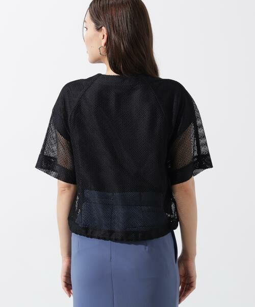 PINKY & DIANNE / ピンキーアンドダイアン テーラードジャケット | ダブルラッセルメッシュブルゾン | 詳細17