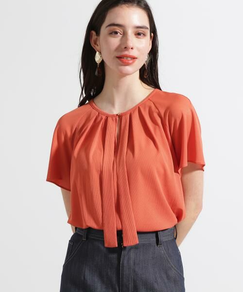 PINKY & DIANNE / ピンキーアンドダイアン カットソー | ◆シアーストライプブラウス | 詳細2