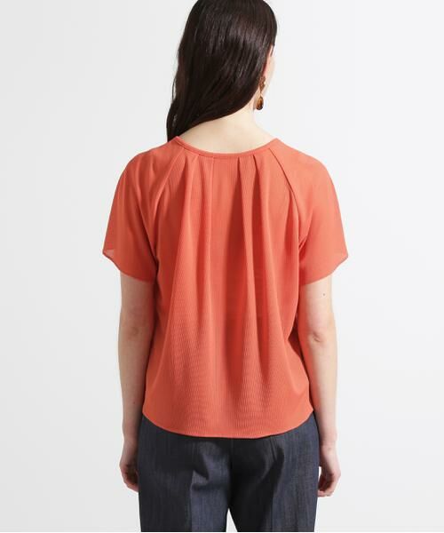 PINKY & DIANNE / ピンキーアンドダイアン カットソー | ◆シアーストライプブラウス | 詳細7