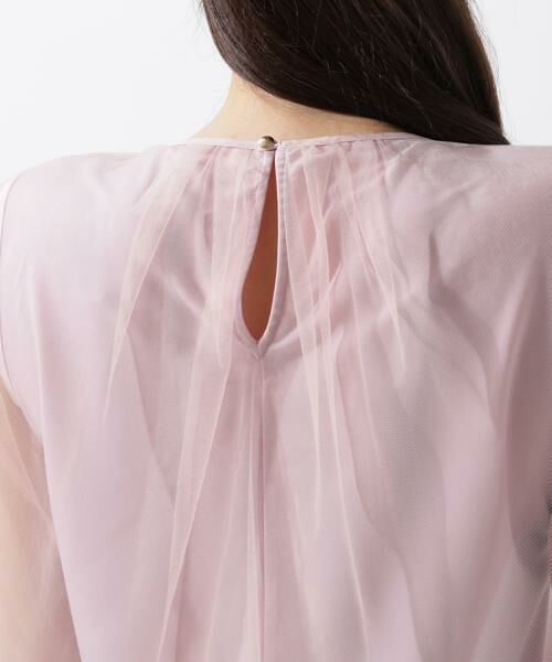 PINKY & DIANNE / ピンキーアンドダイアン カットソー | [UVカット/接触冷感/吸水速乾]フロントチュールブラウス | 詳細10