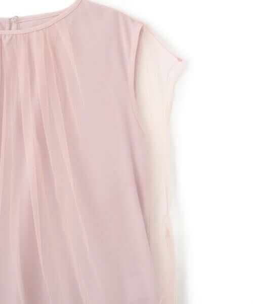 PINKY & DIANNE / ピンキーアンドダイアン カットソー | [UVカット/接触冷感/吸水速乾]フロントチュールブラウス | 詳細13