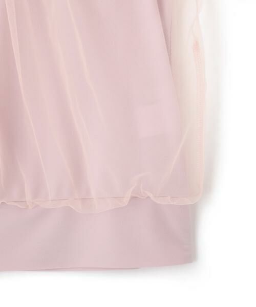 PINKY & DIANNE / ピンキーアンドダイアン カットソー | [UVカット/接触冷感/吸水速乾]フロントチュールブラウス | 詳細14