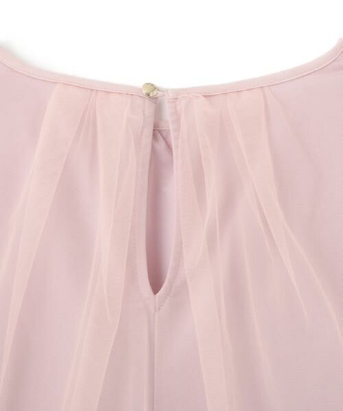 PINKY & DIANNE / ピンキーアンドダイアン カットソー | [UVカット/接触冷感/吸水速乾]フロントチュールブラウス | 詳細15