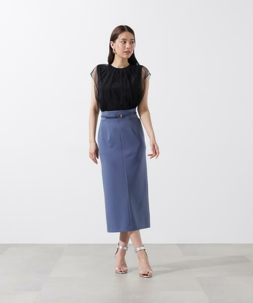 PINKY & DIANNE / ピンキーアンドダイアン カットソー | [UVカット/接触冷感/吸水速乾]フロントチュールブラウス | 詳細26