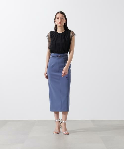 PINKY & DIANNE / ピンキーアンドダイアン カットソー | [UVカット/接触冷感/吸水速乾]フロントチュールブラウス | 詳細27