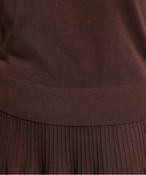 PINKY & DIANNE / ピンキーアンドダイアン ニット・セーター | ◆ボートネックシアーニットプルオーバー | 詳細17