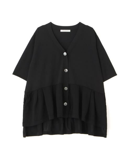 PINKY & DIANNE / ピンキーアンドダイアン カーディガン・ボレロ | ◆シアーコンビペプラムカーディガン | 詳細21