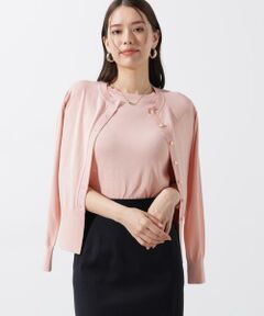 PINKY & DIANNE / ピンキーアンドダイアン カーディガン・ボレロ | ［UVカット］クルーネックライトカーディガン