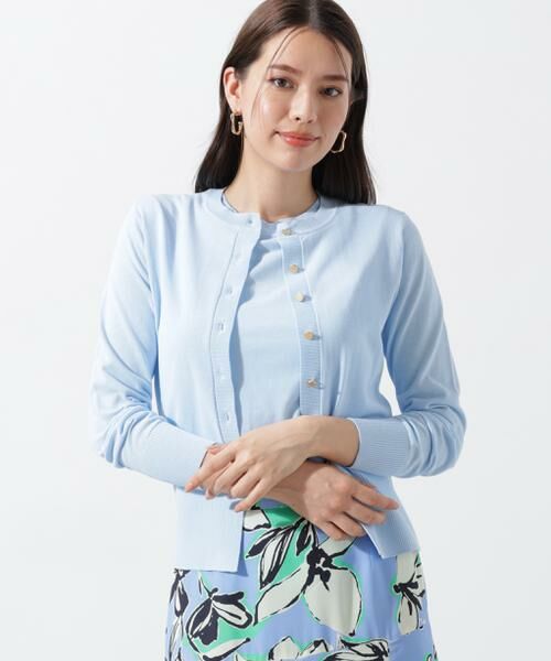 PINKY & DIANNE / ピンキーアンドダイアン カーディガン・ボレロ | ［UVカット］クルーネックライトカーディガン | 詳細2