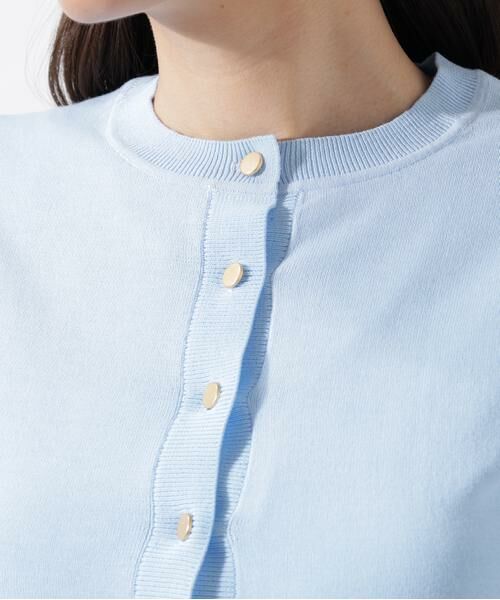 PINKY & DIANNE / ピンキーアンドダイアン カーディガン・ボレロ | ［UVカット］クルーネックライトカーディガン | 詳細9