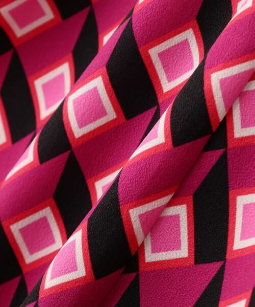 PINKY & DIANNE / ピンキーアンドダイアン シャツ・ブラウス | ジオメトリックプリントクロスリボンブラウス | 詳細11