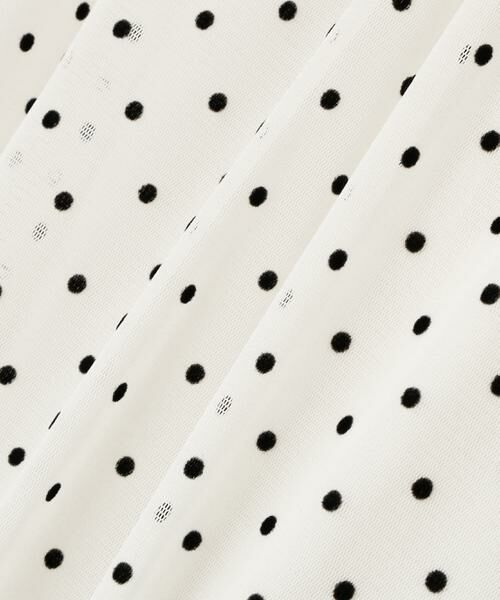 PINKY & DIANNE / ピンキーアンドダイアン シャツ・ブラウス | ドットフロッキーブラウス | 詳細12