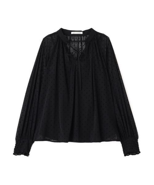 PINKY & DIANNE / ピンキーアンドダイアン シャツ・ブラウス | ドットフロッキーブラウス | 詳細13