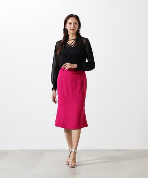 PINKY & DIANNE / ピンキーアンドダイアン シャツ・ブラウス | ドットフロッキーブラウス | 詳細16