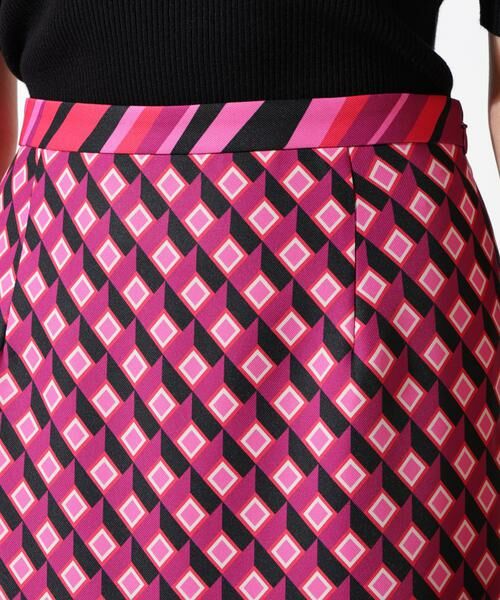 PINKY & DIANNE / ピンキーアンドダイアン スカート | ジオメトリックプリントコンビタイトスカート | 詳細7