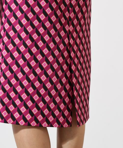 PINKY & DIANNE / ピンキーアンドダイアン スカート | ジオメトリックプリントコンビタイトスカート | 詳細9