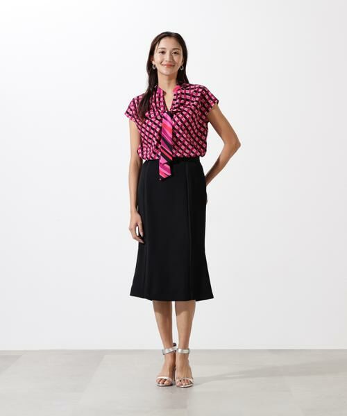 PINKY & DIANNE / ピンキーアンドダイアン スカート | バックサテンマーメイドスカート | 詳細6