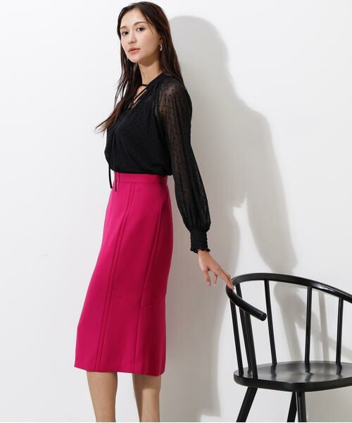 PINKY & DIANNE / ピンキーアンドダイアン スカート | バックサテンマーメイドスカート | 詳細18