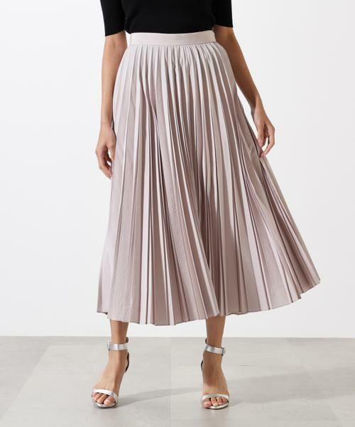 PINKY & DIANNE / ピンキーアンドダイアン スカート | ドライタフタビンテージプリーツスカート | 詳細2