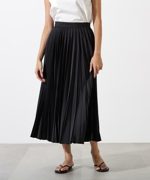 PINKY & DIANNE / ピンキーアンドダイアン スカート | ドライタフタビンテージプリーツスカート | 詳細11