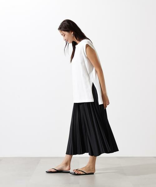 PINKY & DIANNE / ピンキーアンドダイアン スカート | ドライタフタビンテージプリーツスカート | 詳細13