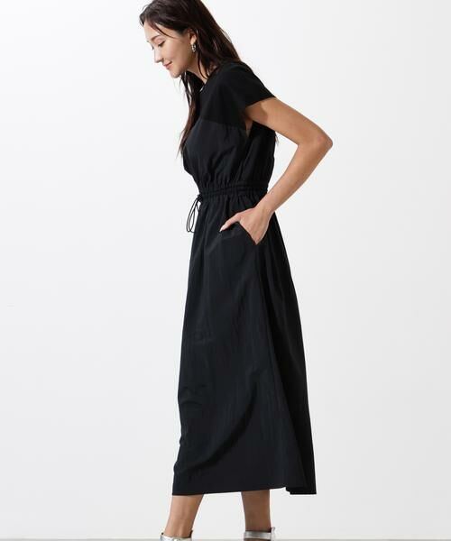 PINKY & DIANNE / ピンキーアンドダイアン ミニ丈・ひざ丈ワンピース | タフタドッキングワンピース | 詳細3