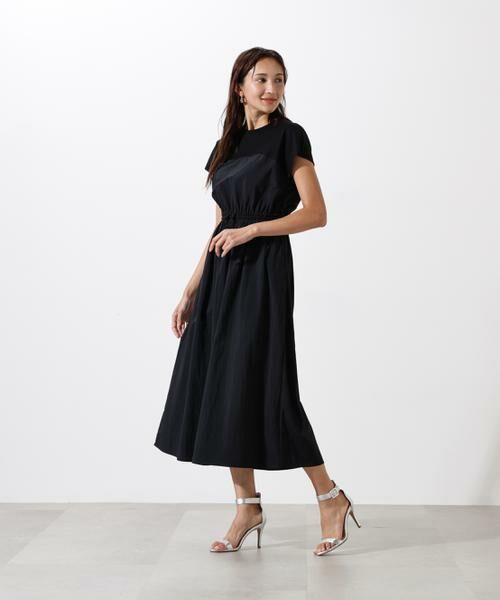 PINKY & DIANNE / ピンキーアンドダイアン ミニ丈・ひざ丈ワンピース | タフタドッキングワンピース | 詳細4