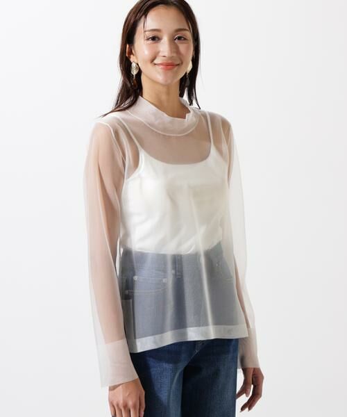 PINKY & DIANNE / ピンキーアンドダイアン ニット・セーター | シアーニットプルオーバー | 詳細2