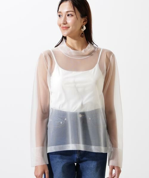 PINKY & DIANNE / ピンキーアンドダイアン ニット・セーター | シアーニットプルオーバー | 詳細3