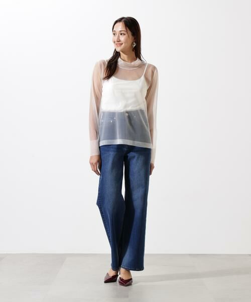 PINKY & DIANNE / ピンキーアンドダイアン ニット・セーター | シアーニットプルオーバー | 詳細5