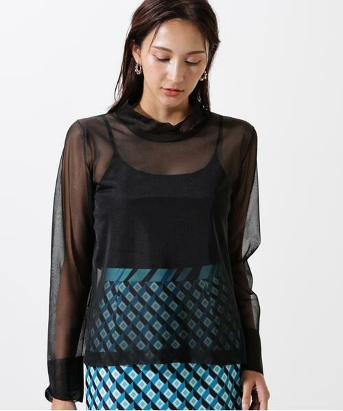 PINKY & DIANNE / ピンキーアンドダイアン ニット・セーター | シアーニットプルオーバー | 詳細9