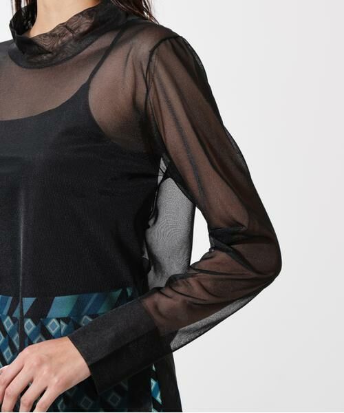 PINKY & DIANNE / ピンキーアンドダイアン ニット・セーター | シアーニットプルオーバー | 詳細15