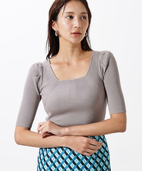 PINKY & DIANNE / ピンキーアンドダイアン ニット・セーター | タックスリーブニットプルオーバー | 詳細13