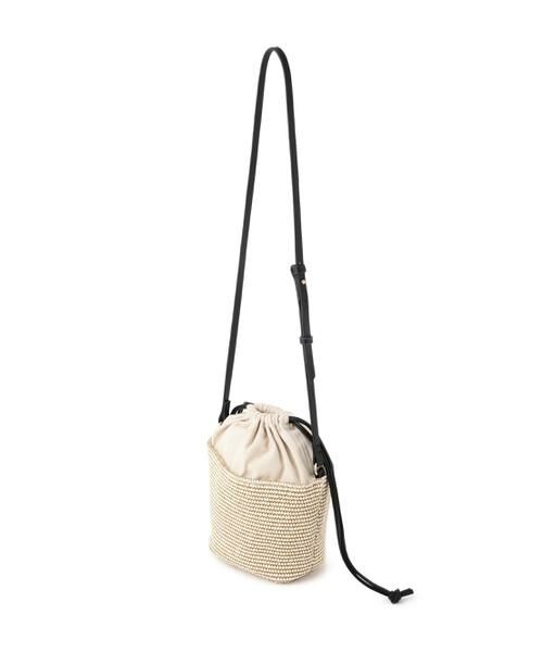 PINKY & DIANNE / ピンキーアンドダイアン バッグ | ラフィア風ポシェットバッグ | 詳細1
