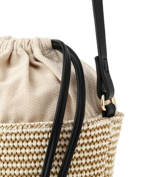 PINKY & DIANNE / ピンキーアンドダイアン バッグ | ラフィア風ポシェットバッグ | 詳細3