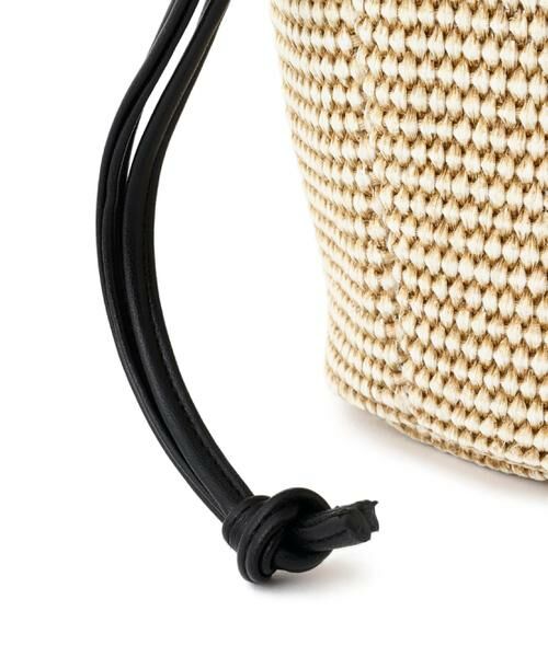 PINKY & DIANNE / ピンキーアンドダイアン バッグ | ラフィア風ポシェットバッグ | 詳細6