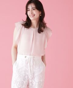 PINKY & DIANNE / ピンキーアンドダイアン シャツ・ブラウス | プリーツスリーブタックブラウス