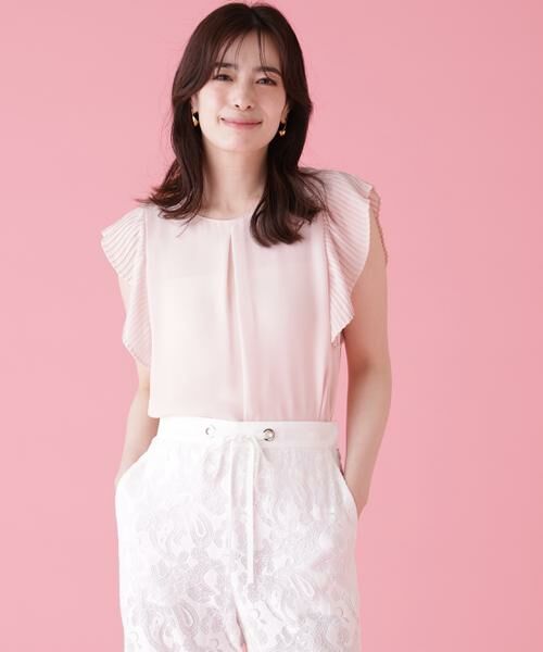 PINKY & DIANNE / ピンキーアンドダイアン シャツ・ブラウス | プリーツスリーブタックブラウス | 詳細2