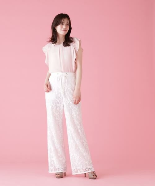 PINKY & DIANNE / ピンキーアンドダイアン シャツ・ブラウス | プリーツスリーブタックブラウス | 詳細3