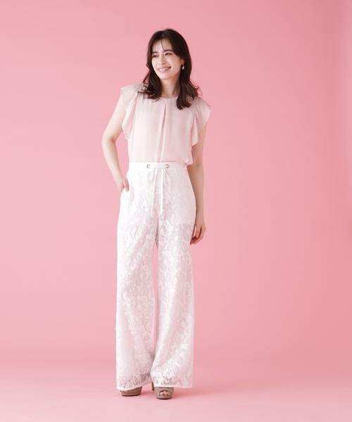 PINKY & DIANNE / ピンキーアンドダイアン シャツ・ブラウス | プリーツスリーブタックブラウス | 詳細4